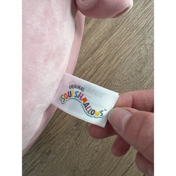 NEW Squishmallows 16" Peter Pink Pig with Easter Print Belly Large Plush NWT - Picture 6 of 6